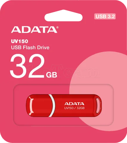 Photo de Clé USB 3.2 Adata UV150 - 32Go (Rouge)