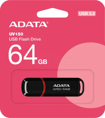 Photo de Clé USB 3.2 Adata UV150 - 64Go (Noir)