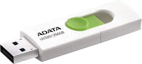 Photo de Clé USB 3.2 Adata UV320 - 256Go (Blanc/Vert)