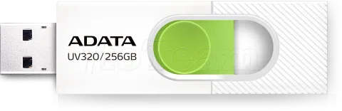 Photo de Clé USB 3.2 Adata UV320 - 256Go (Blanc/Vert)