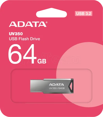 Photo de Clé USB 3.2 Adata UV350 - 64Go (Argent)