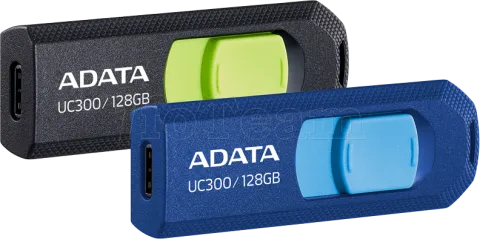 Photo de Clé USB-C 3.2 Adata UC300 - 128Go (Noir)