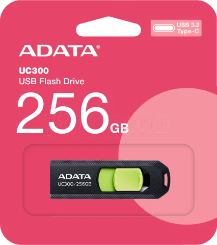 Photo de Clé USB-C 3.2 Adata UC300 - 256Go (Noir)