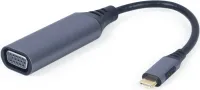 Photo de Convertisseur CableXpert USB C vers VGA M/F 20cm (Gris)