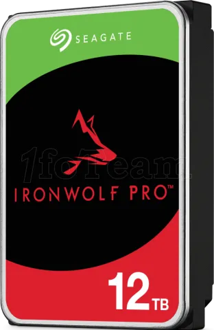 Photo de Disque Dur 3,5" Seagate IronWolf Pro 12To  - S-ATA