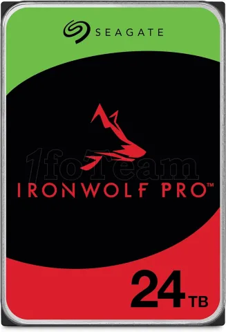 Photo de Disque Dur 3,5" Seagate IronWolf Pro 24To - S-ATA