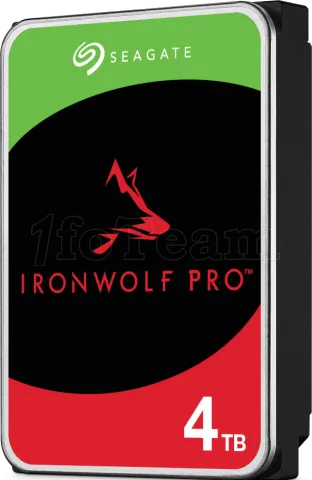 Photo de Disque Dur 3,5" Seagate IronWolf Pro 4To  - S-ATA