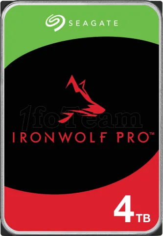 Photo de Disque Dur 3,5" Seagate IronWolf Pro 4To  - S-ATA