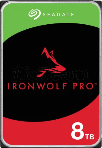 Photo de Disque Dur 3,5" Seagate IronWolf Pro 8To  - S-ATA