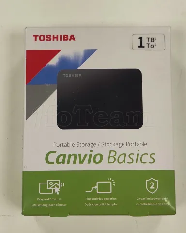 Photo de Disque Dur externe Toshiba Canvio Basics - 1To  (Noir) - SN 31EHT19WTLTH - ID 206790