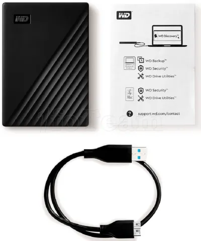 Photo de Disque Dur externe Western Digital My Passport - 2To  (Noir)