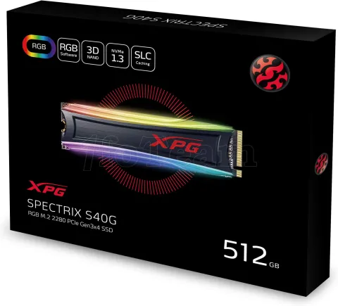 Photo de Disque SSD Adata XPG Spectrix S40G 512Go - M.2 NVMe Type 2280
