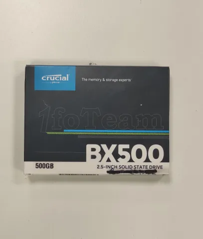 Photo de Disque SSD Crucial BX500 500Go - S-ATA 2,5" -  SN 2413E8A32558 - ID 207299