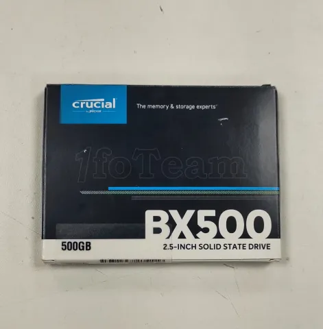 Photo de Disque SSD Crucial BX500 500Go - S-ATA 2,5" - SN 2418E8ACD297 - ID 209661