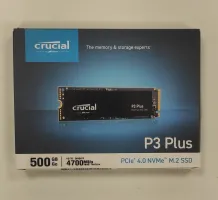Photo de Disque SSD Crucial P3 Plus 500Go - NVMe M.2 Type 2280 - SN  2349458165DF - ID 204638