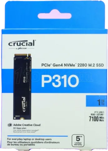 Photo de Disque SSD Crucial P310 1To - M.2 NVMe Type 2280