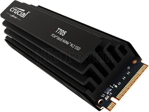 Photo de Disque SSD Crucial T705 1To avec dissipateur - NVMe M.2 Type 2280
