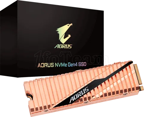 Photo de Disque SSD Gigabyte Aorus Gen4 2To  - NVMe M.2 Type 2280