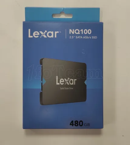 Photo de Disque SSD Lexar NQ100 480Go - S-ATA 2,5" - SN 5BSHKJLN56H829  ID 206819