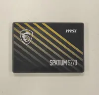 Photo de Disque SSD MSI Spatium S270 480Go - S-ATA 2,5" -  SN S78440E350P8310312000088 - ID 209565