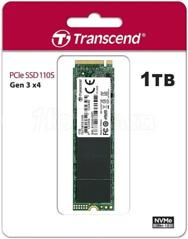 Photo de Disque SSD Transcend 110S 1To - M.2 NVMe Type 2280