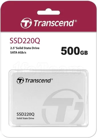 Photo de Disque SSD Transcend 220Q 500Go  - S-ATA 2,5"
