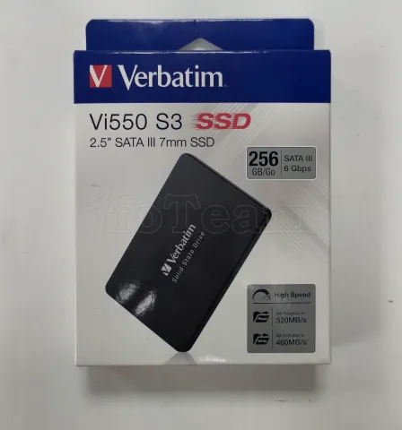Photo de Disque SSD Verbatim Vi550 S3 256Go - S-ATA 2,5" - SN 493514058897542 - ID 206817