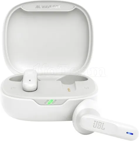 Photo de Ecouteurs sans fil JBL Wave Flex (Blanc)