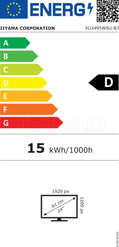 Photo de Ecran 24" Iiyama ProLite XU2495WSU-B7 WUXGA (Noir)