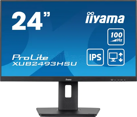 Photo de Ecran 24" Iiyama ProLite XUB2493HSU-B7 Full HD 100Hz (Noir)