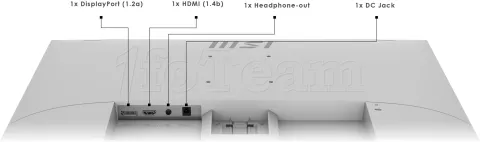 Photo de Ecran 24" MSI Pro MP243X Full HD 100Hz (Blanc)