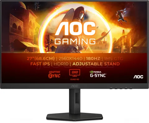 Photo de Ecran 27" AOC Gaming 27G2SPU Quad HD 180Hz (Noir)