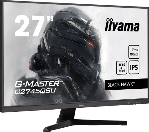 Photo de Ecran 27" Iiyama G-Master Black Hawk G2745QSU-B2 Quad HD 100Hz (Noir)