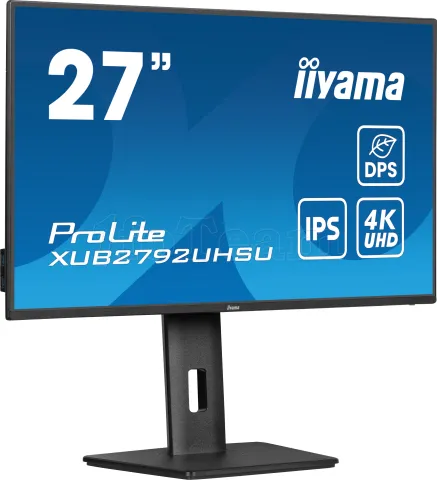 Photo de Ecran 27" Iiyama ProLite XUB2792UHSU-B6 4K Ultra HD 100Hz (Noir)