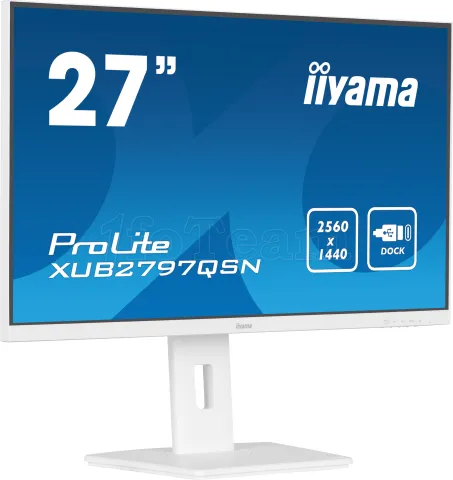 Photo de Ecran 27" Iiyama ProLite XUB2797QSN-W2 Quad HD 100Hz (Blanc)