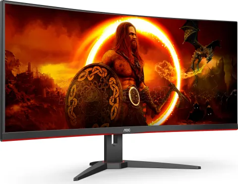 Photo de Ecran incurvé 27" AOC Agon CU34G2XE 4K Ultra HD 144Hz (Noir)