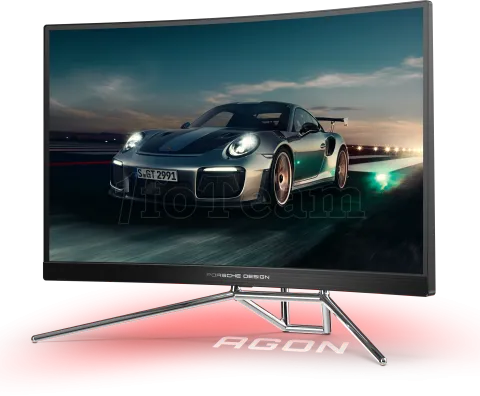 Photo de Ecran incurvé 27" AOC Agon Porsche Design PD27 Quad HD 240Hz (Noir)