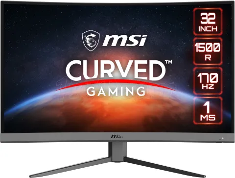 Photo de Ecran incurvé 32" MSI Gaming G32C4 E2 Full HD 170Hz (Noir)