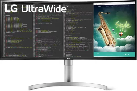 Photo de Ecran incurvé 35" LG UltraWide 35WN75CP-W UWQHD 100Hz (Blanc)