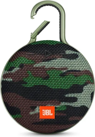 Photo de Enceinte nomade Bluetooth JBL Clip 3 (Motif Camouflage)