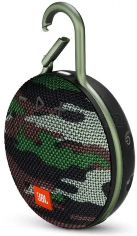 Photo de Enceinte nomade Bluetooth JBL Clip 3 (Motif Camouflage)