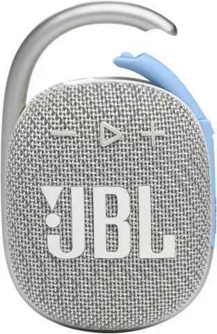 Photo de Enceinte nomade Bluetooth JBL Clip 4 Eco (Blanc)