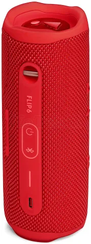 Photo de Enceinte nomade Bluetooth JBL Flip 6 (Rouge)