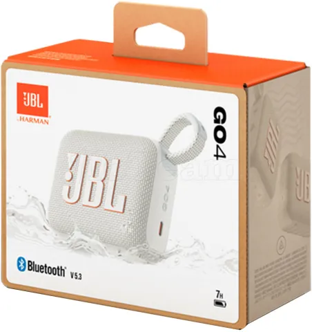 Photo de Enceinte nomade Bluetooth JBL Go 4 (Blanc)