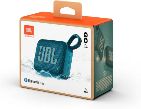 Photo de Enceinte nomade Bluetooth JBL Go 4 (Bleu)