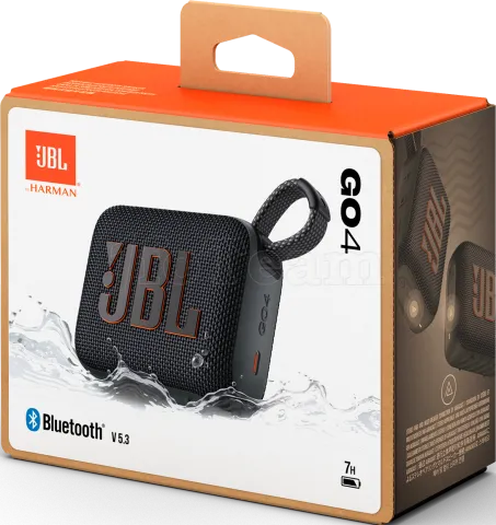 Photo de Enceinte nomade Bluetooth JBL Go 4 (Noir)