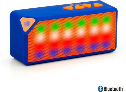 Photo de Enceinte nomade Bluetooth NGS Roller Flash (Bleu/Orange)