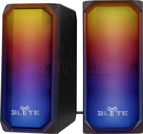 Photo de Enceintes Bluetooth T'nB Elyte Spy-100 RGB (Noir)