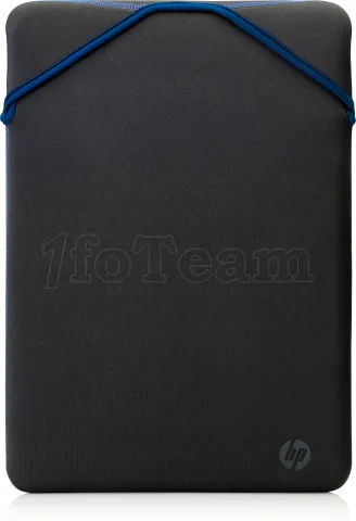 Photo de Étui de protection (Housse) réversible HP pour ordinateur portable 14,1" max (Noir/Bleu)