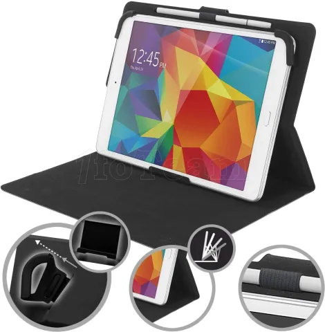 Photo de Étui de protection (Housse) universelle Tucano Facile Plus pour tablette 10" (Noir)